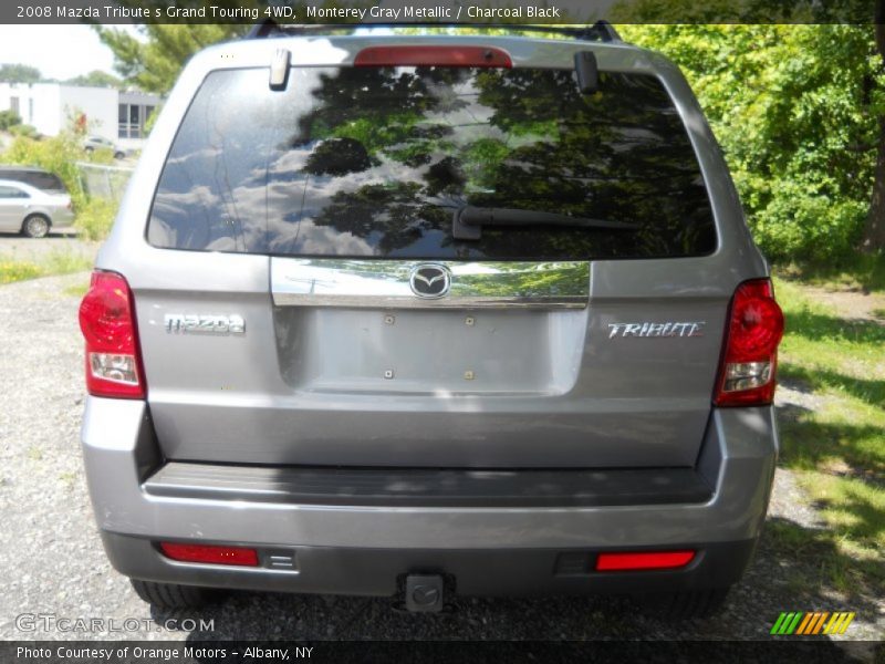 Monterey Gray Metallic / Charcoal Black 2008 Mazda Tribute s Grand Touring 4WD