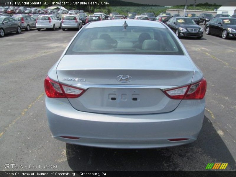 Iridescent Silver Blue Pearl / Gray 2013 Hyundai Sonata GLS
