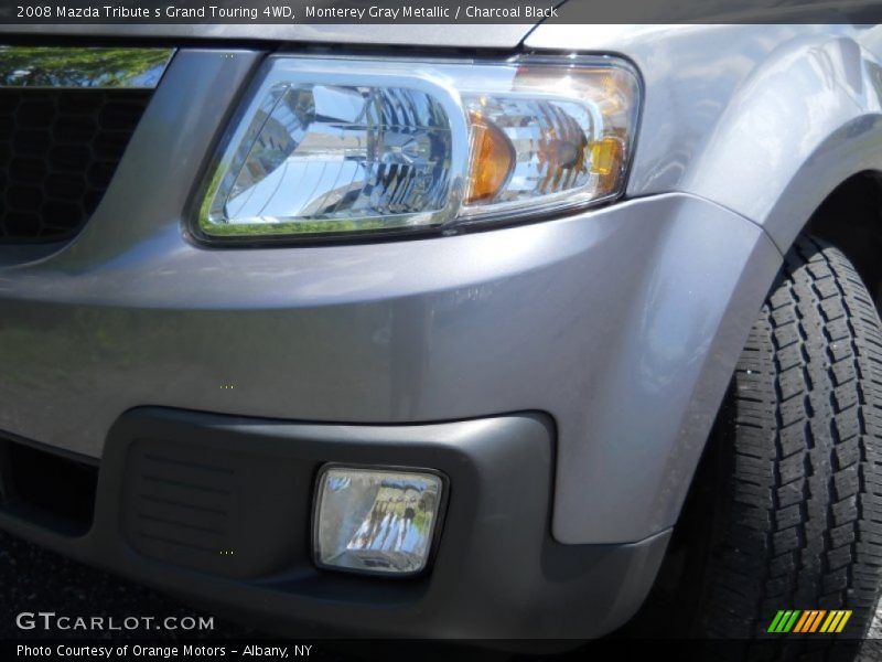 Monterey Gray Metallic / Charcoal Black 2008 Mazda Tribute s Grand Touring 4WD