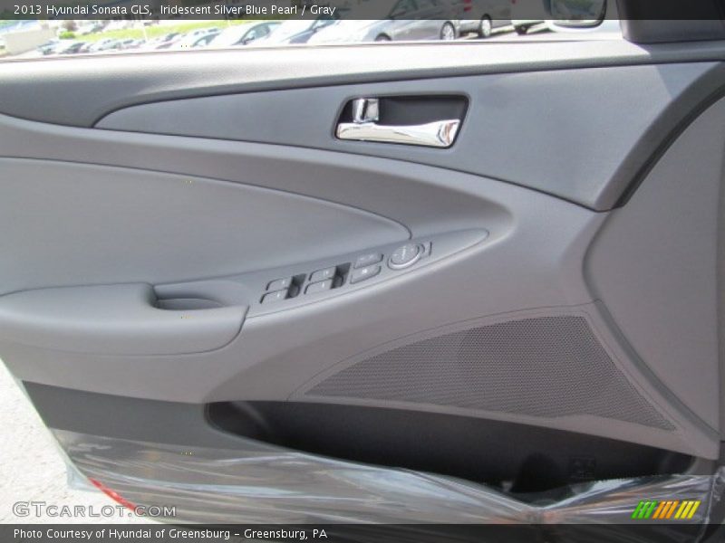 Iridescent Silver Blue Pearl / Gray 2013 Hyundai Sonata GLS