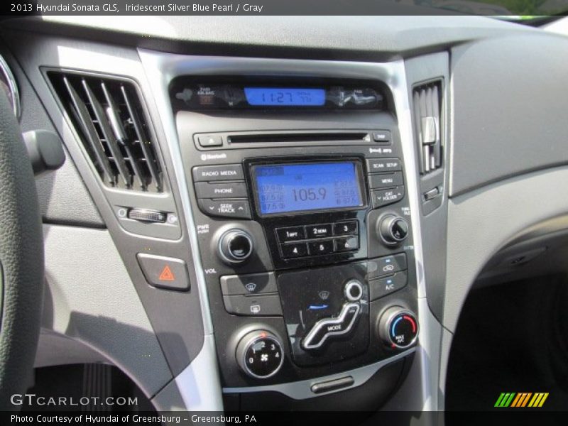 Iridescent Silver Blue Pearl / Gray 2013 Hyundai Sonata GLS
