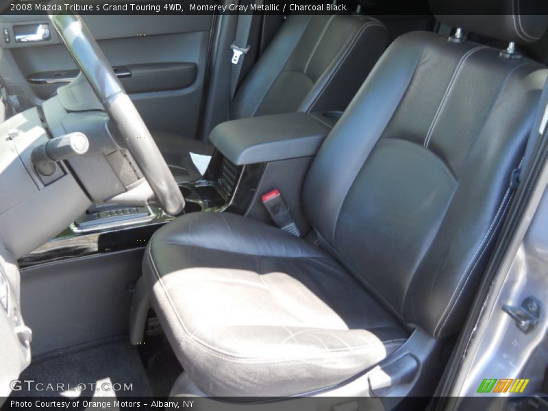 Monterey Gray Metallic / Charcoal Black 2008 Mazda Tribute s Grand Touring 4WD