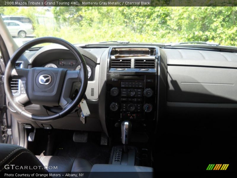 Monterey Gray Metallic / Charcoal Black 2008 Mazda Tribute s Grand Touring 4WD