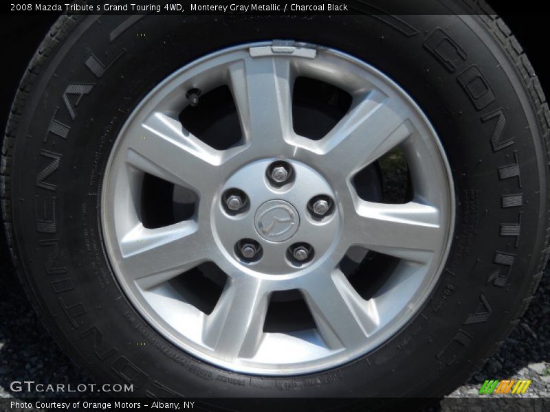 Monterey Gray Metallic / Charcoal Black 2008 Mazda Tribute s Grand Touring 4WD