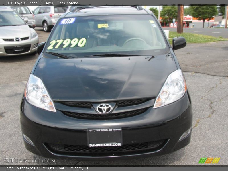 Black / Stone 2010 Toyota Sienna XLE AWD