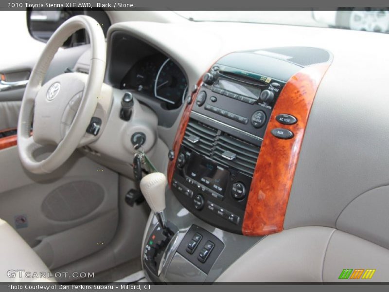 Black / Stone 2010 Toyota Sienna XLE AWD
