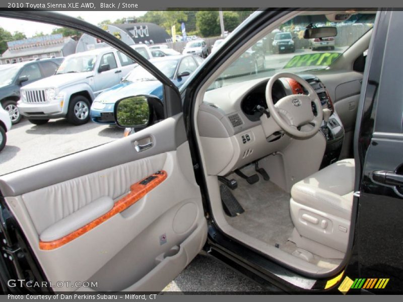 Black / Stone 2010 Toyota Sienna XLE AWD