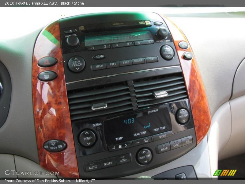 Black / Stone 2010 Toyota Sienna XLE AWD