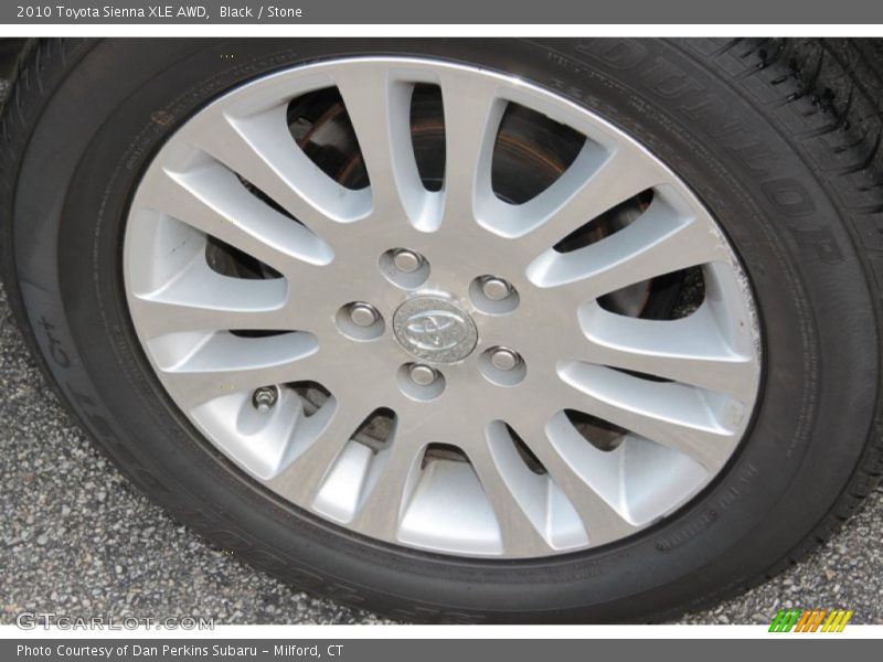 Black / Stone 2010 Toyota Sienna XLE AWD