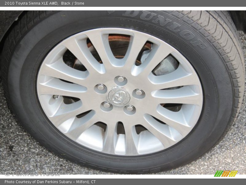 Black / Stone 2010 Toyota Sienna XLE AWD