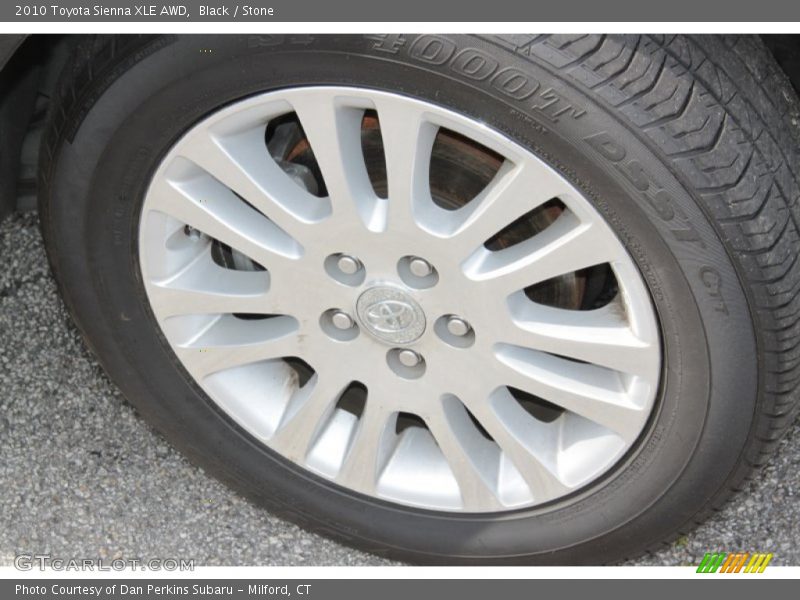 Black / Stone 2010 Toyota Sienna XLE AWD
