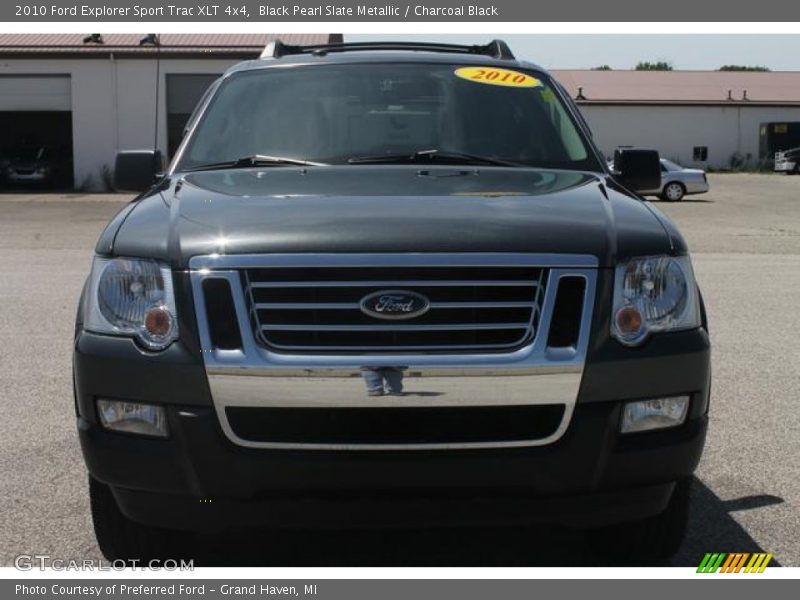 Black Pearl Slate Metallic / Charcoal Black 2010 Ford Explorer Sport Trac XLT 4x4