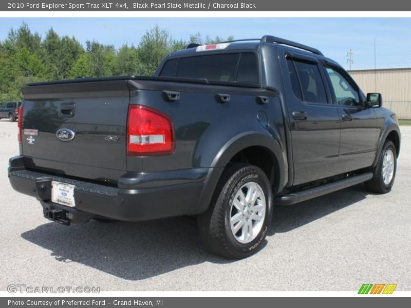 Black Pearl Slate Metallic / Charcoal Black 2010 Ford Explorer Sport Trac XLT 4x4