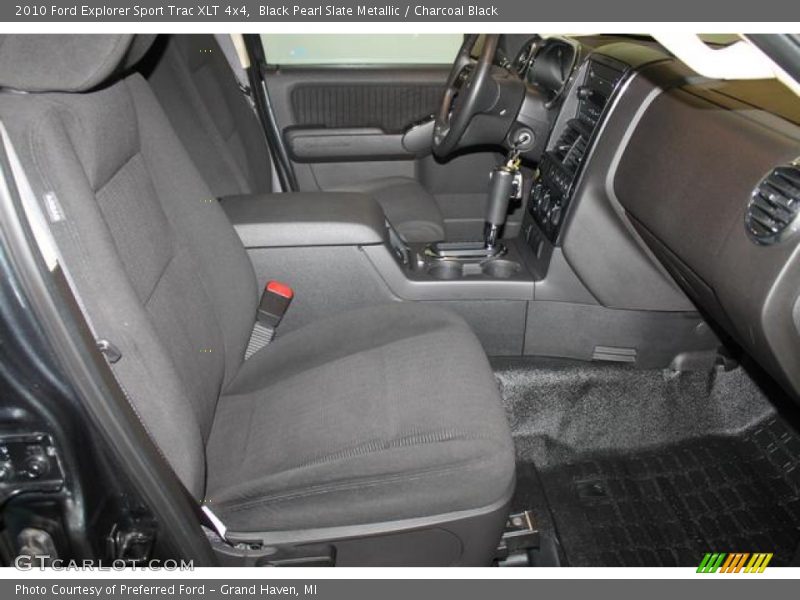 Black Pearl Slate Metallic / Charcoal Black 2010 Ford Explorer Sport Trac XLT 4x4