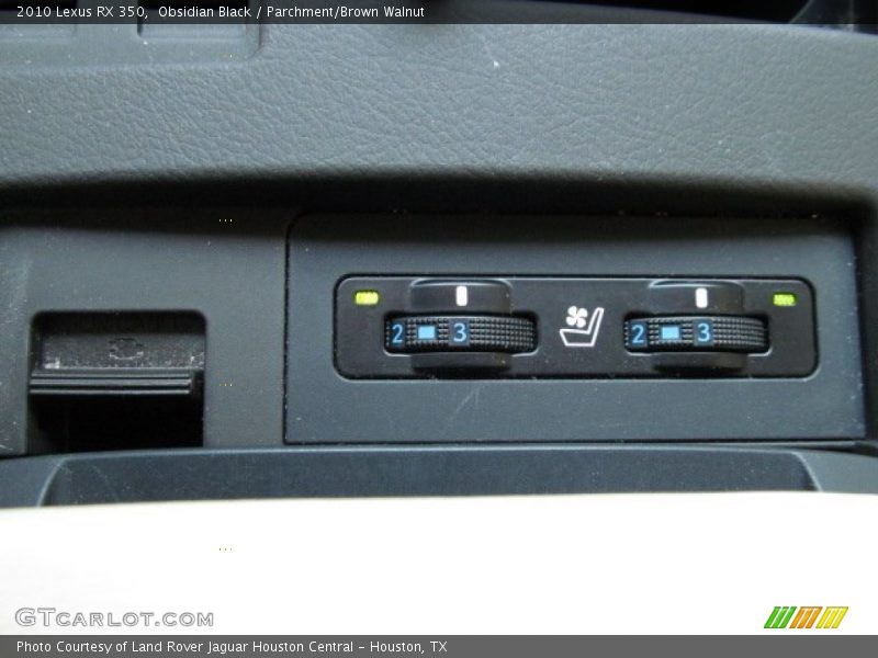 Obsidian Black / Parchment/Brown Walnut 2010 Lexus RX 350