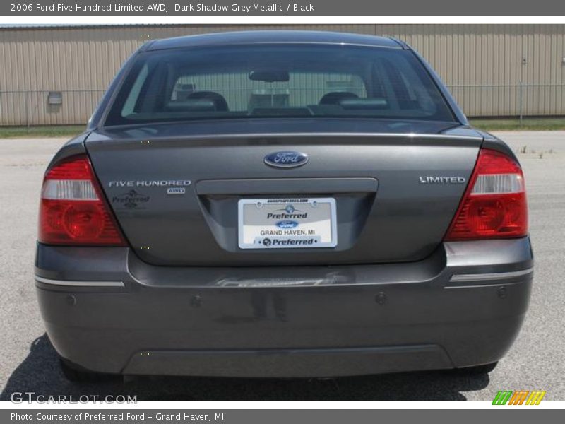 Dark Shadow Grey Metallic / Black 2006 Ford Five Hundred Limited AWD