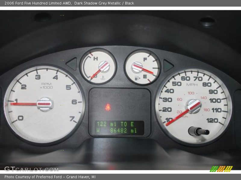  2006 Five Hundred Limited AWD Limited AWD Gauges
