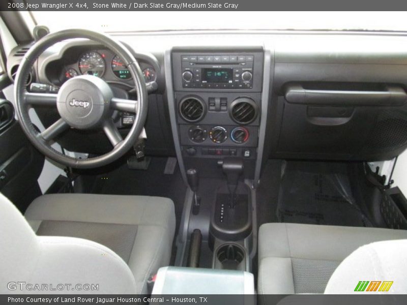 Stone White / Dark Slate Gray/Medium Slate Gray 2008 Jeep Wrangler X 4x4