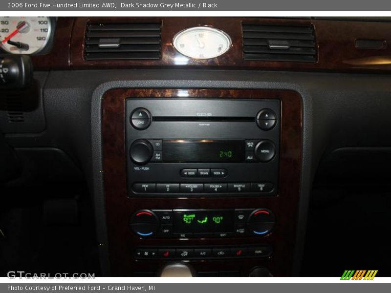 Dark Shadow Grey Metallic / Black 2006 Ford Five Hundred Limited AWD