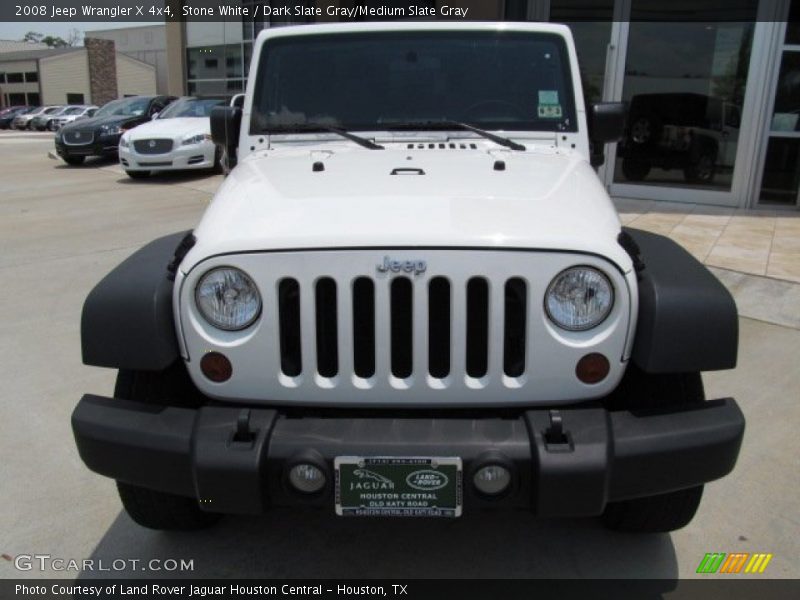 Stone White / Dark Slate Gray/Medium Slate Gray 2008 Jeep Wrangler X 4x4