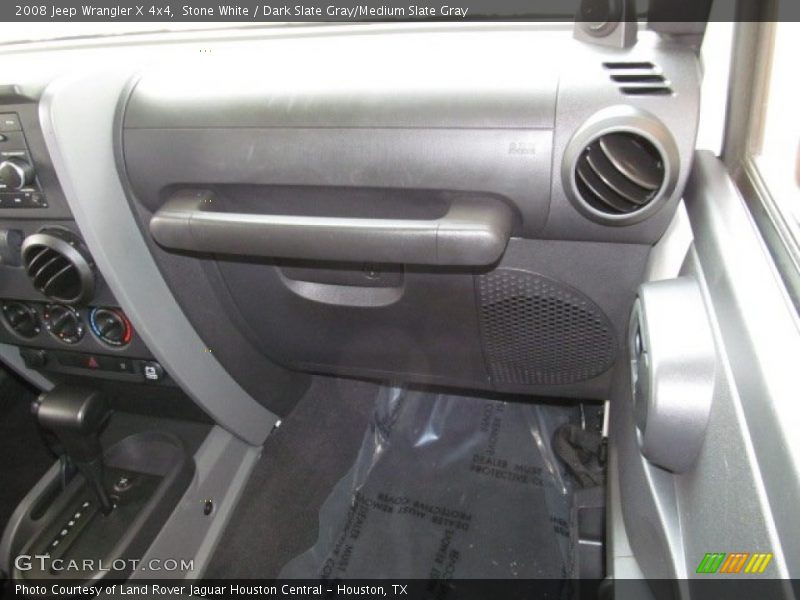 Stone White / Dark Slate Gray/Medium Slate Gray 2008 Jeep Wrangler X 4x4