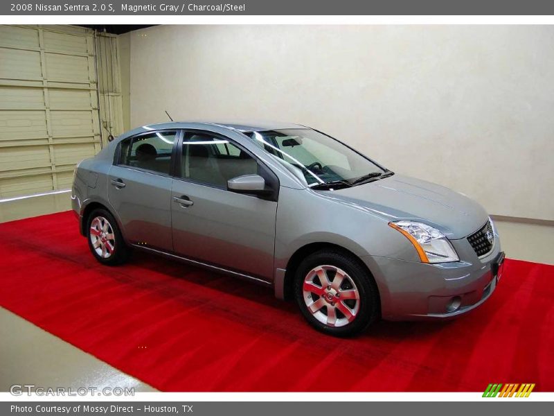 Magnetic Gray / Charcoal/Steel 2008 Nissan Sentra 2.0 S