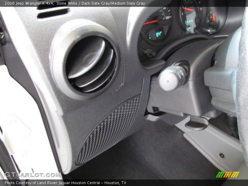 Stone White / Dark Slate Gray/Medium Slate Gray 2008 Jeep Wrangler X 4x4