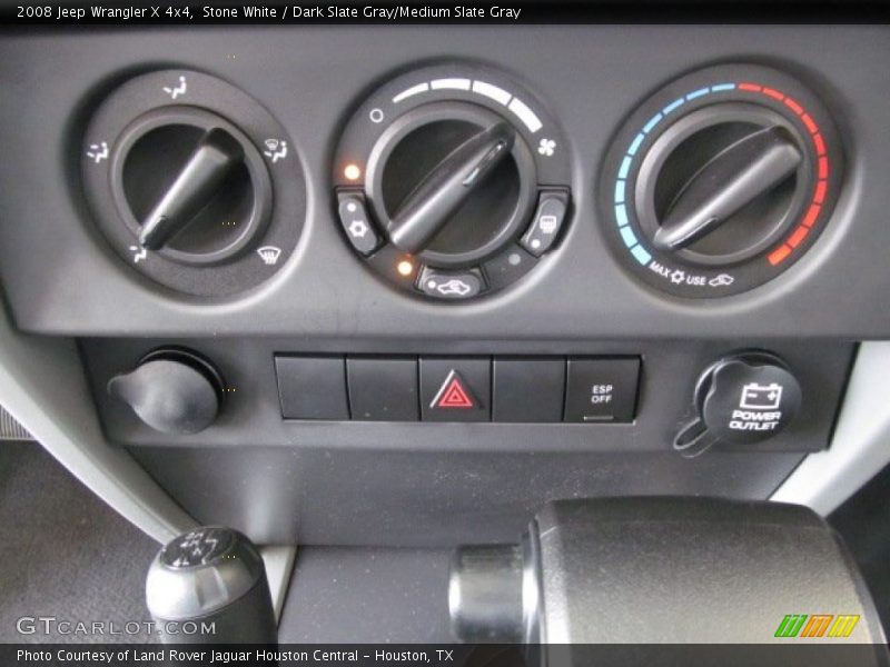 Stone White / Dark Slate Gray/Medium Slate Gray 2008 Jeep Wrangler X 4x4