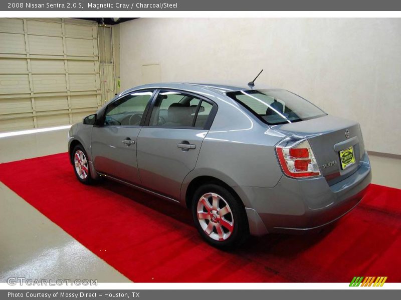 Magnetic Gray / Charcoal/Steel 2008 Nissan Sentra 2.0 S