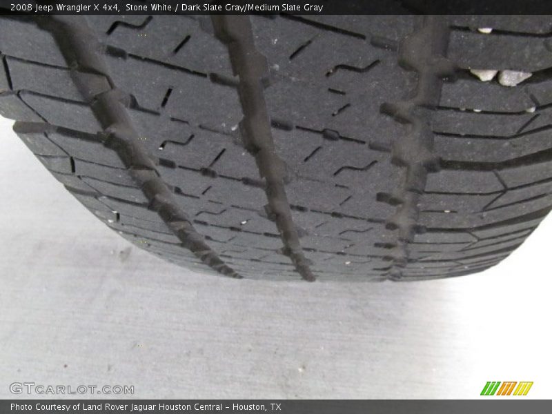 Stone White / Dark Slate Gray/Medium Slate Gray 2008 Jeep Wrangler X 4x4