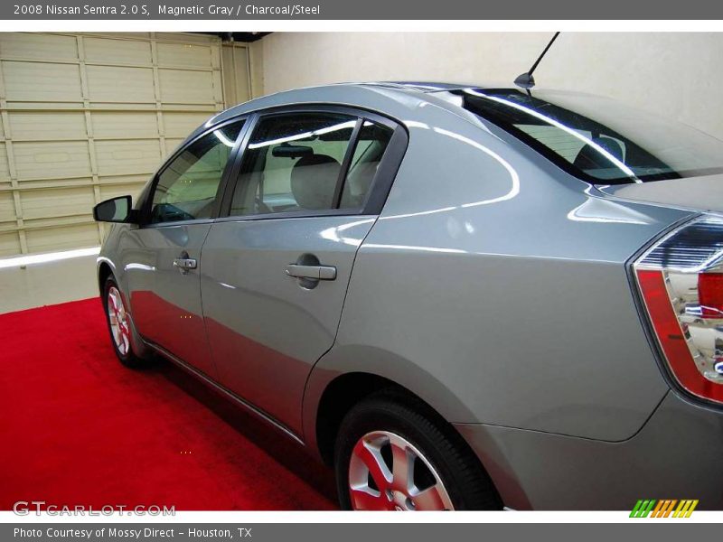 Magnetic Gray / Charcoal/Steel 2008 Nissan Sentra 2.0 S