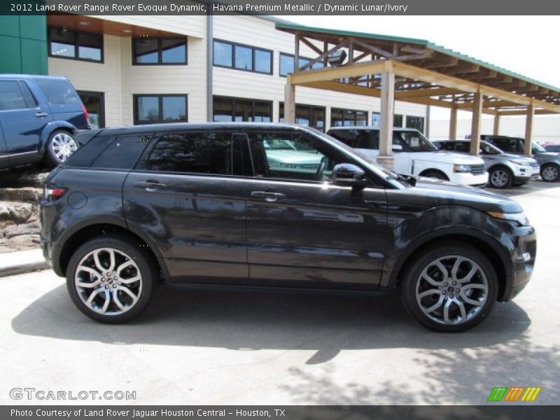 Havana Premium Metallic / Dynamic Lunar/Ivory 2012 Land Rover Range Rover Evoque Dynamic