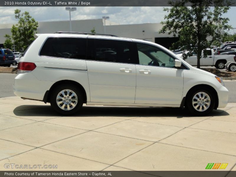 Taffeta White / Beige 2010 Honda Odyssey EX-L