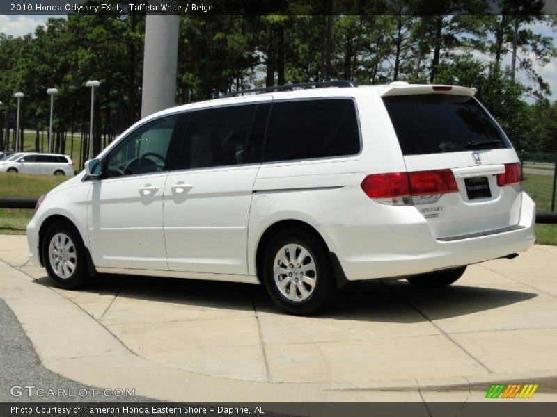 Taffeta White / Beige 2010 Honda Odyssey EX-L