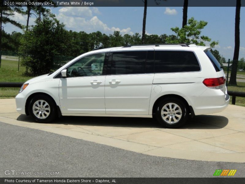 Taffeta White / Beige 2010 Honda Odyssey EX-L