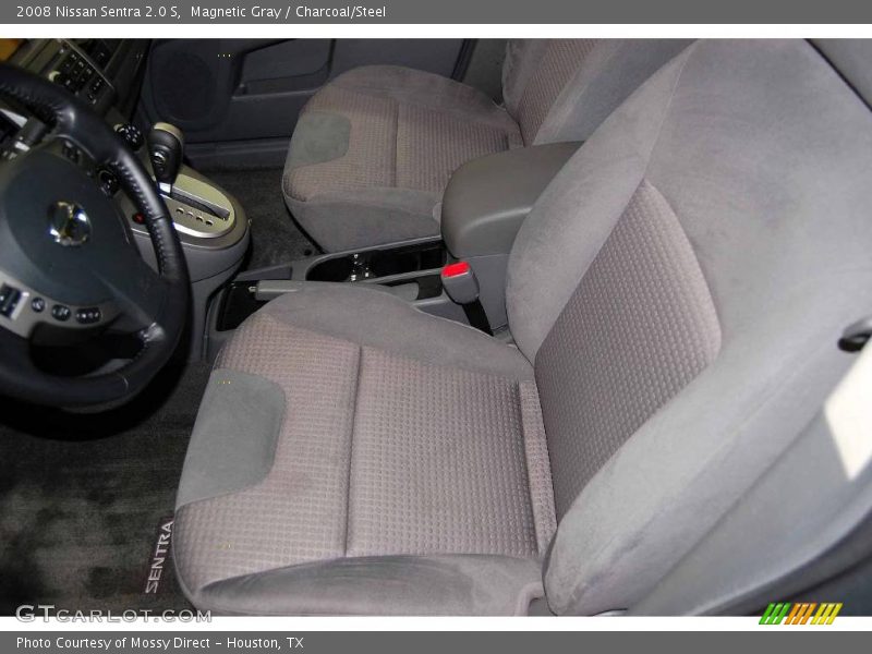 Magnetic Gray / Charcoal/Steel 2008 Nissan Sentra 2.0 S