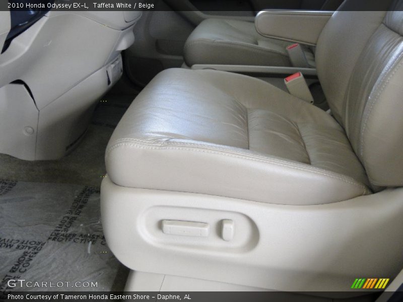 Taffeta White / Beige 2010 Honda Odyssey EX-L