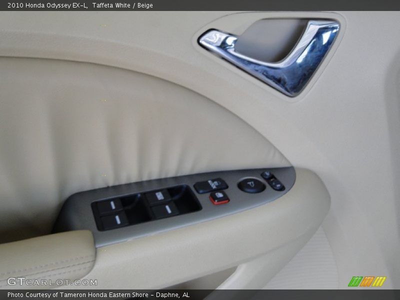 Taffeta White / Beige 2010 Honda Odyssey EX-L
