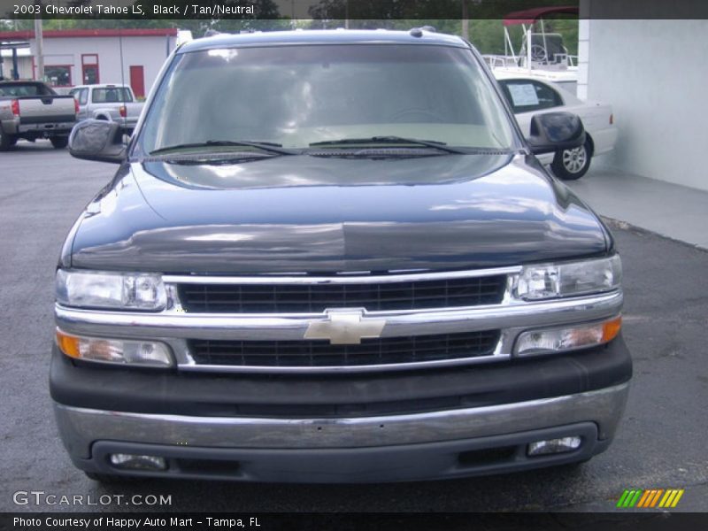 Black / Tan/Neutral 2003 Chevrolet Tahoe LS