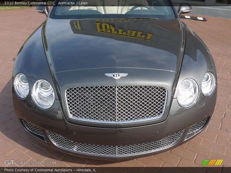Anthracite / Linen 2010 Bentley Continental GTC