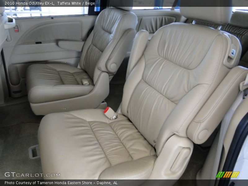 Rear Seat of 2010 Odyssey EX-L