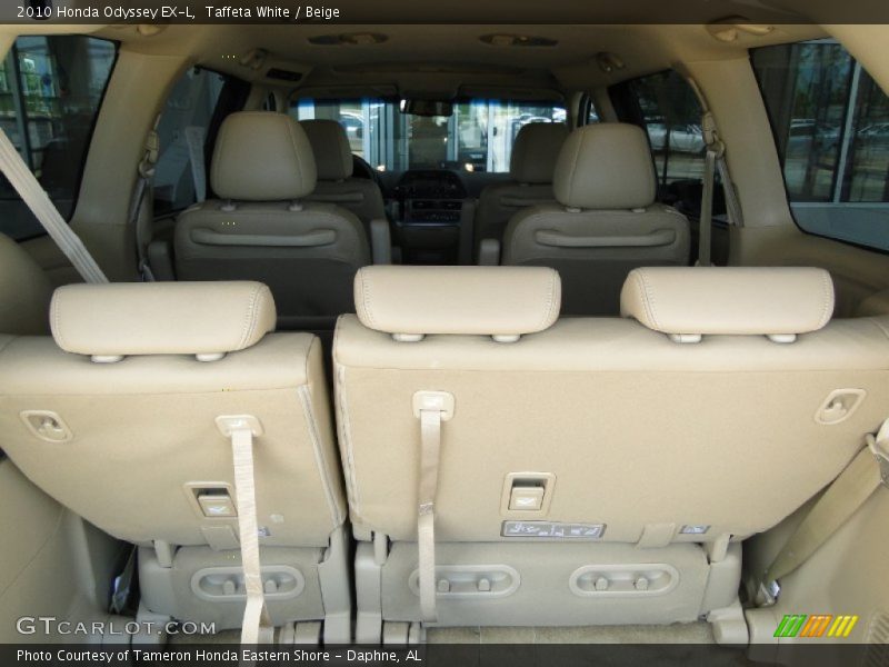 Taffeta White / Beige 2010 Honda Odyssey EX-L