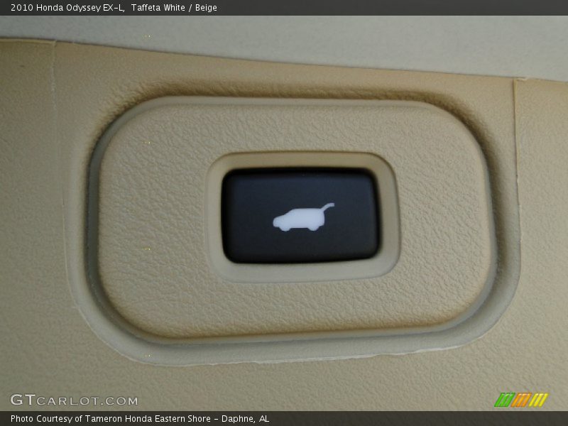 Taffeta White / Beige 2010 Honda Odyssey EX-L