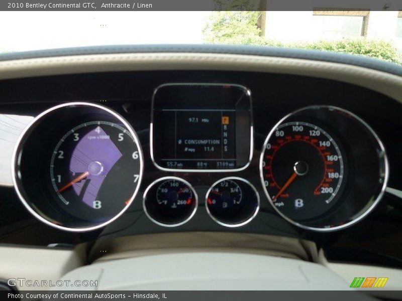  2010 Continental GTC   Gauges