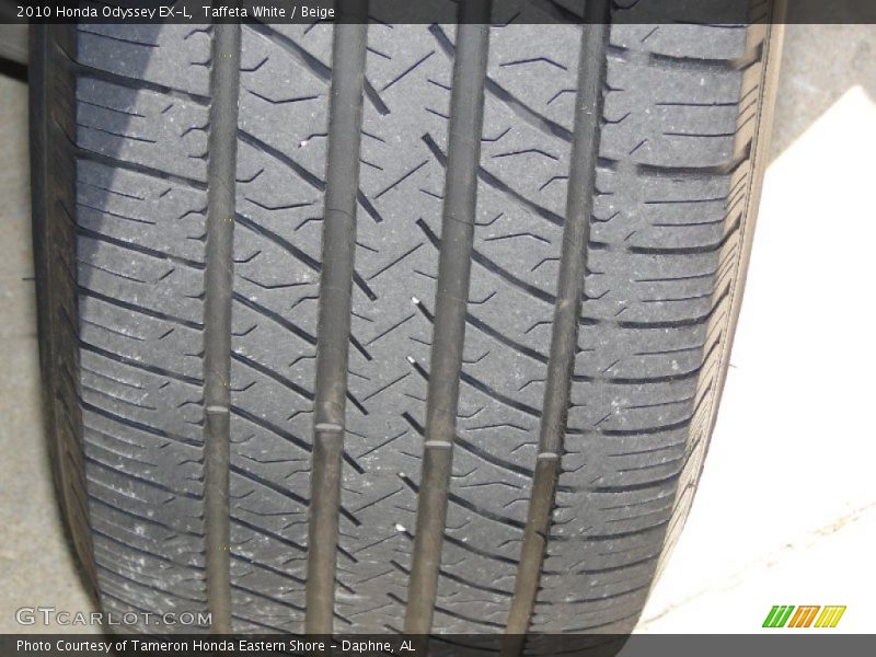 Taffeta White / Beige 2010 Honda Odyssey EX-L
