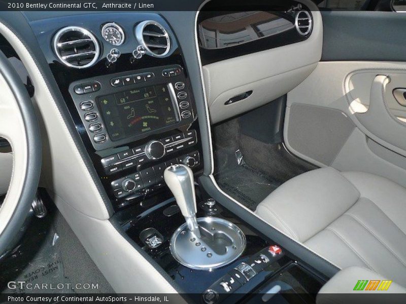 Anthracite / Linen 2010 Bentley Continental GTC