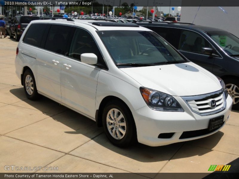 Taffeta White / Beige 2010 Honda Odyssey EX-L