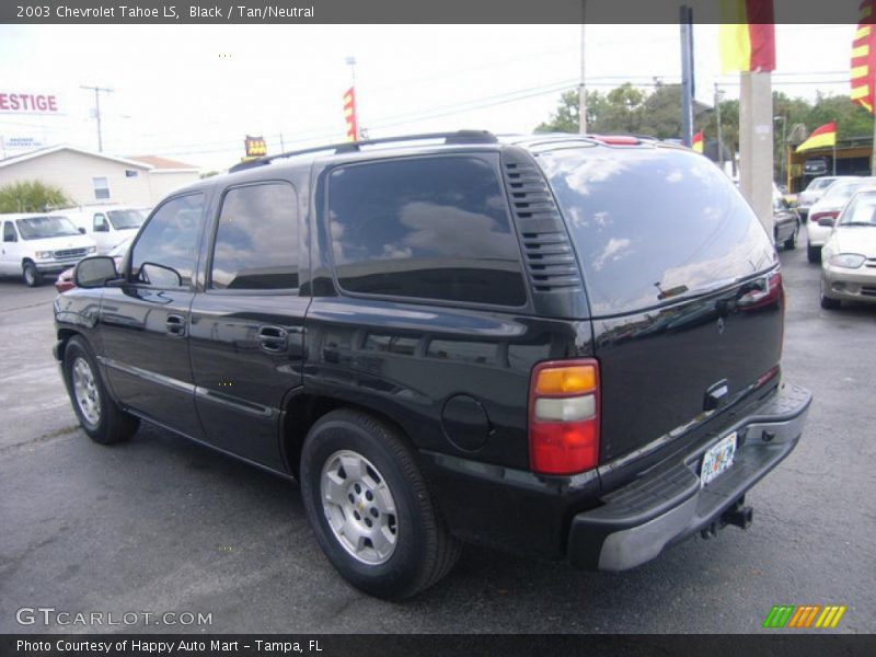 Black / Tan/Neutral 2003 Chevrolet Tahoe LS