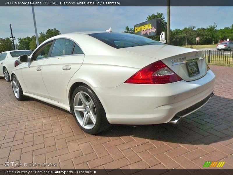 Diamond White Metallic / Cashmere 2011 Mercedes-Benz CLS 550