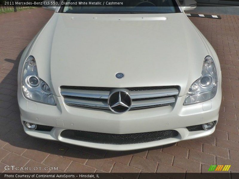 Diamond White Metallic / Cashmere 2011 Mercedes-Benz CLS 550